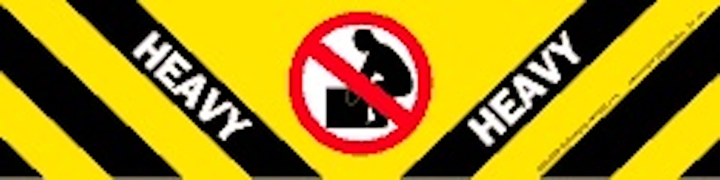 Heavy Labels 2 X 8 