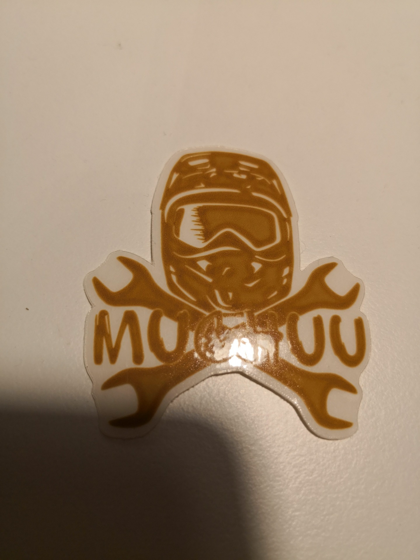 Marcin's photograph of their Die Cut Stickers