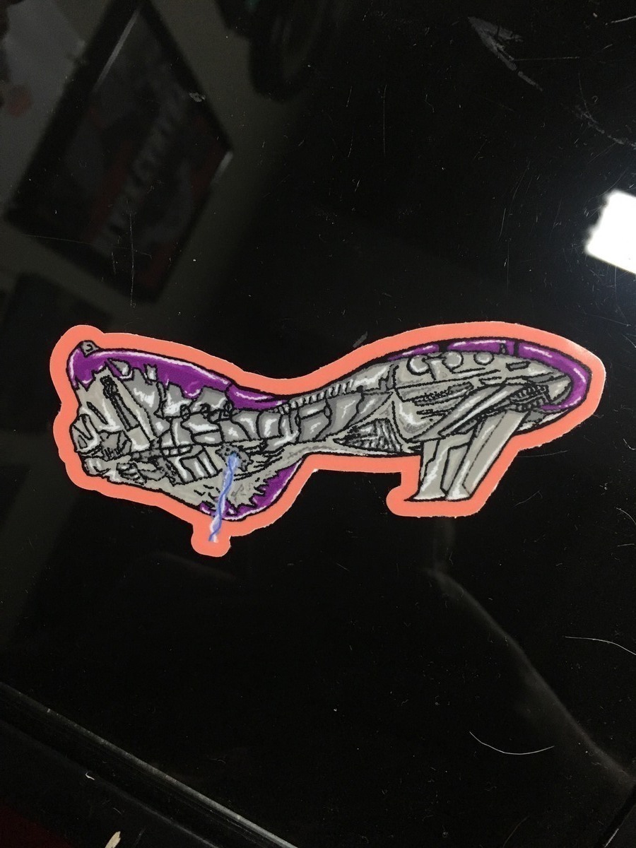TJ's photograph of their Die Cut Stickers
