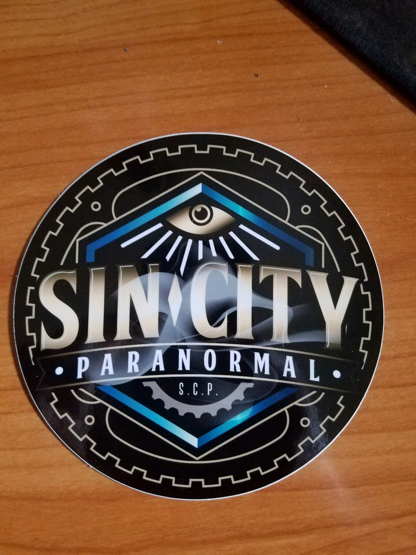 Brent's photograph of their Die Cut Stickers