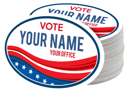 Custom campaign buttons - Custom political & election buttons