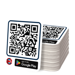 QR Code Stickers - Sample Image - App Download