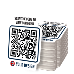 QR Code Stickers - Sample Image - Custom