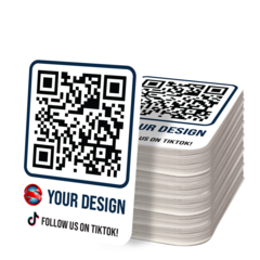 QR Code Stickers - Sample Image - Social Media