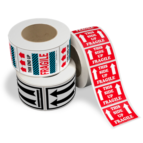 Arrow Stickers and Labels - Sold In Rolls