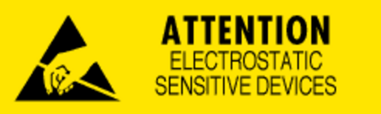 Attention Electrostatic Sensitive Devices Labels 3/8 x 1.25