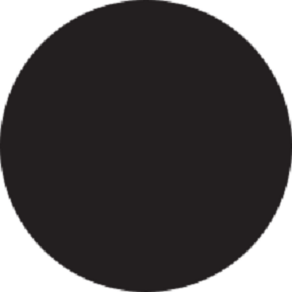 Black Circle Labels 3/4 Diameter