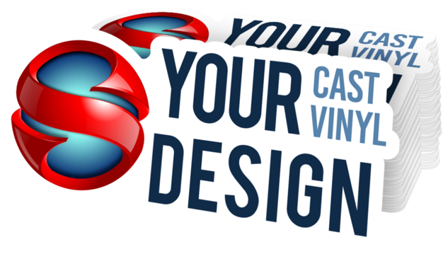 Cast Pvc Sticker Custom Cast Vinyl Stickers | Durable, No Minimums | StickersStickers