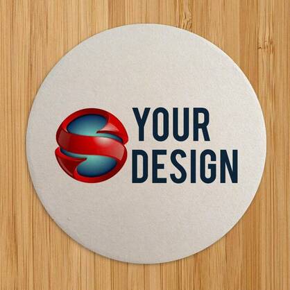 Circle Paper Coaster 1