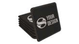 Custom Engraved Leatherette Coasters