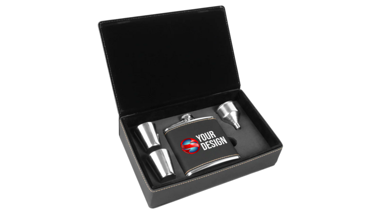 Custom Flask Gift Set (Printed)