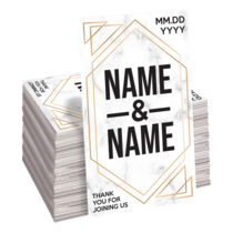 Custom Marble Background Wedding Wine Labels