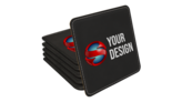 Custom Printed Leatherette Coasters