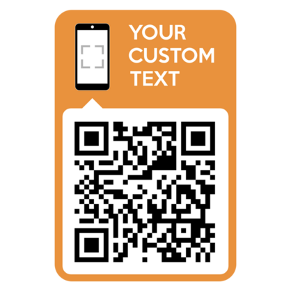 Custom QR Code Phone Sticker