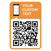 Custom QR Code Phone Sticker
