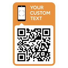 Custom QR Code Phone Sticker