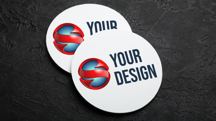 Custom Round Paper Coasters