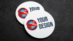 Custom Round Paper Coasters