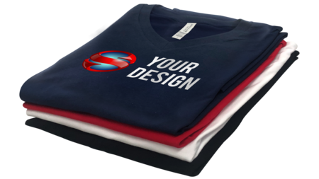 Custom Short Sleeve V-Neck Tee