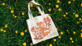 Custom tote bag for a botanical garden