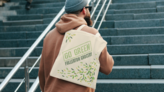 Custom tote bag for a grocery store