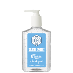 Custom Use Me Sanitizer Sticker Designer