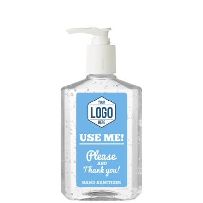 Custom Use Me Sanitizer Sticker Designer