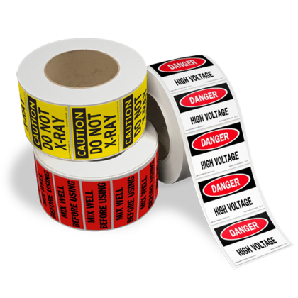 Roll Labels for Shipping and Caution Stickers