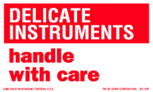 Delicate Instruments Handle With Care Labels 3
