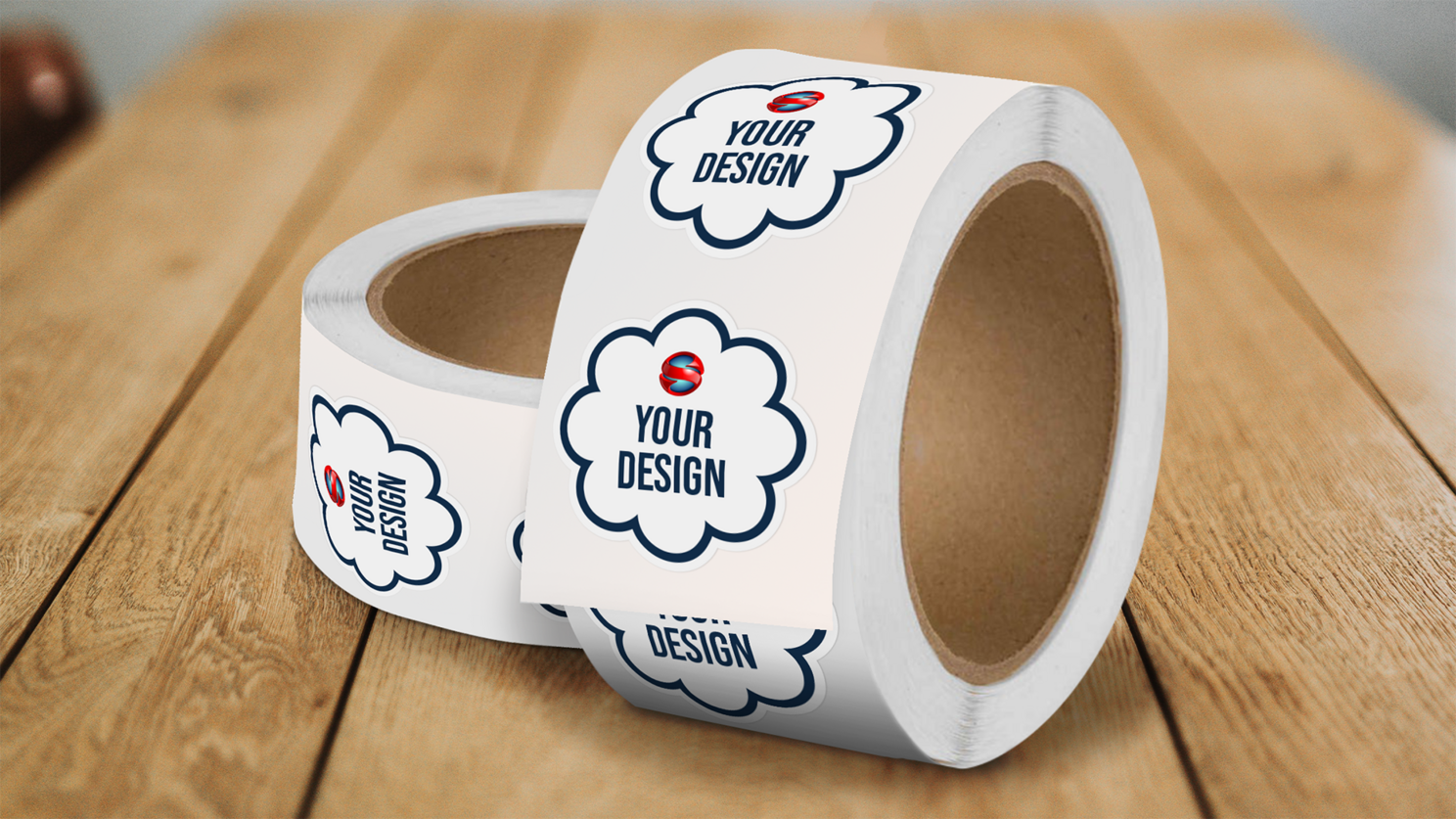 Custom Roll Signs Custom Printed Roll Labels | Bulk Vinyl Sticker Rolls