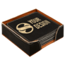 Engraved Leatherette Coaster Set