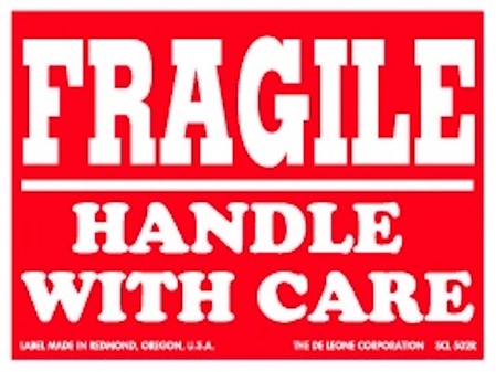 fragilerain ブックマーク&予定表 Fragile Handle With Care Labels 4
