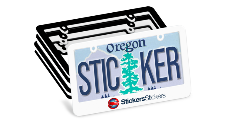 Full Color License Plate Frames