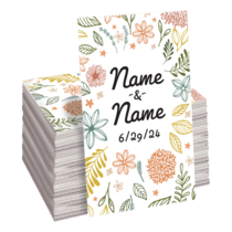 Fun Colorful Custom Wedding Wine Labels