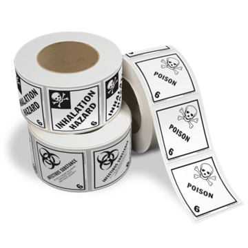 Poisonous & Infectious Substances - Hazmat Class 6 Labels