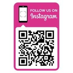 Instagram QR Code Phone Sticker
