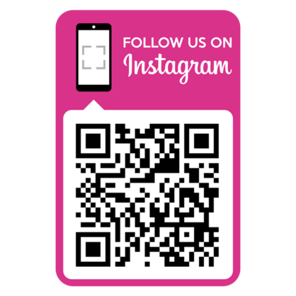 Instagram QR Code Phone Sticker
