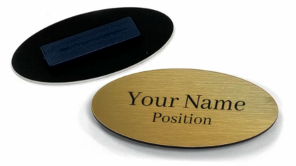 Large Oval Name Tags 5