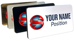 Large Rectangle Name Tag