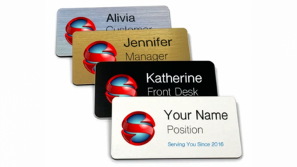 Large Rectangle Name Tags 1