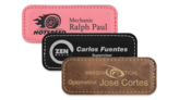 Leather Name Tag Set 5