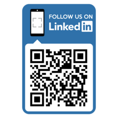 LinkedIn QR Code Phone Sticker