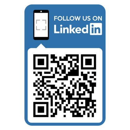 LinkedIn QR Code Phone Sticker