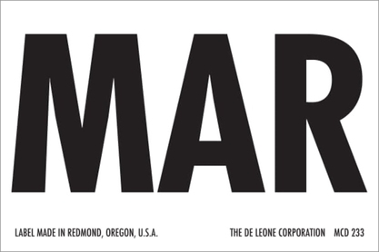 March Paper Labels 2 x 3
