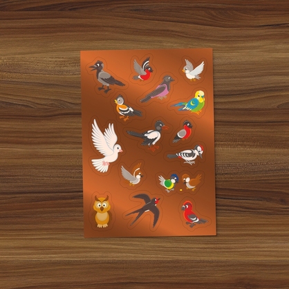 Metallic Sticker Sheet Gallery Image 3