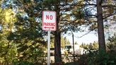 No Parking Reflective Sign