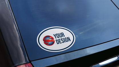 Oval Stickers - Car