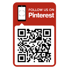 Pinterest QR Code Phone Sticker