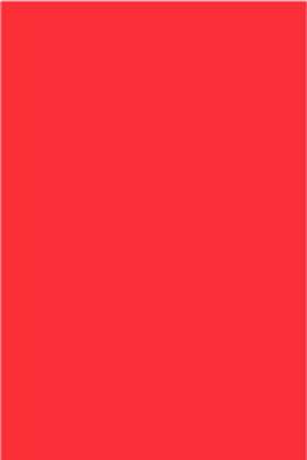 Red Rectangle Labels 3 x 5