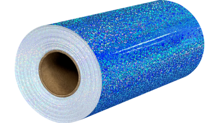 Roll of Glitter Vinyl Material